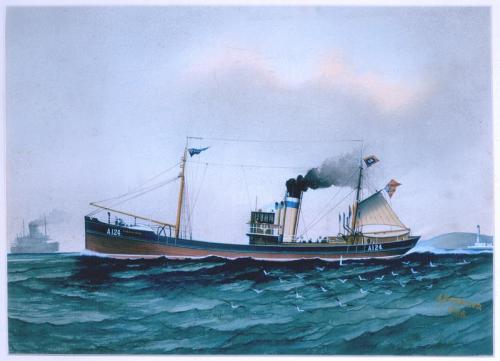 Trawler, Barbara Robb - Alexander Harwood, 1930, Alexander Harwood