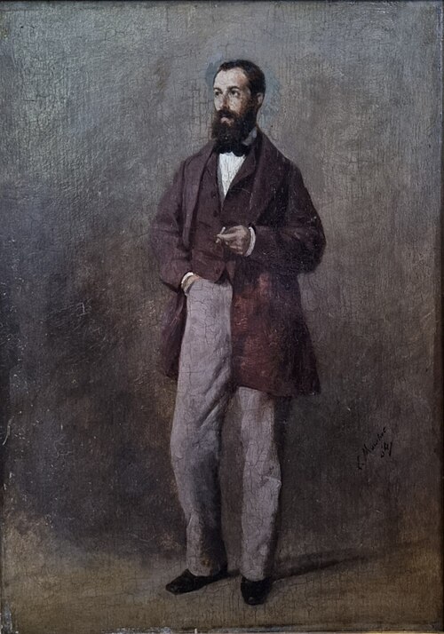 Portrait d'homme, , Louis Claude Mouchot