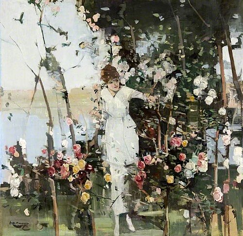 Roses and My Morning Walk, 1919, Hugh Munro