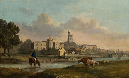 Cardiff from the West, , Alexander Wilson