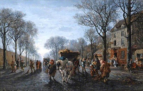 Paris, the Outlying Boulevards, 1856, Alexandre René Véron