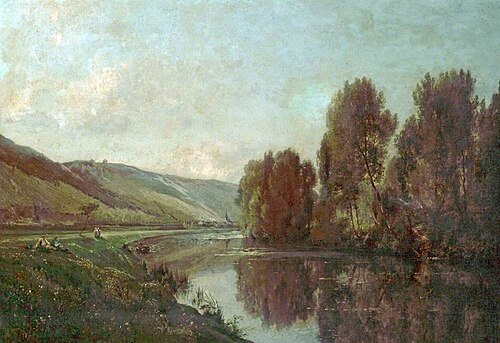 On the Seine, France, 1874, Alexandre René Véron
