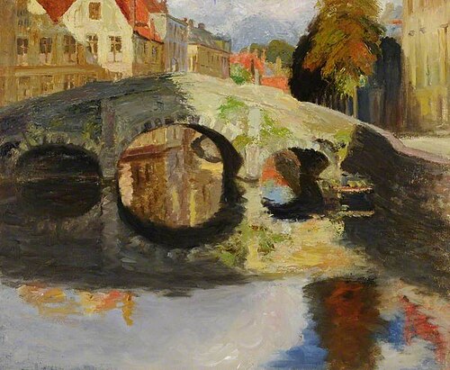 A Bridge at Bruges, Belgium, , Louise Pickard