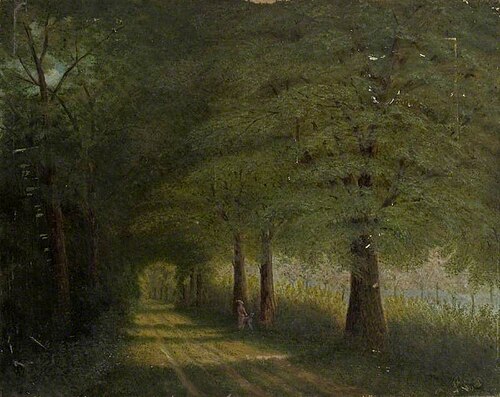 Gypsy Lane, Walsoken, Norfolk, 1913, Alfred Balding