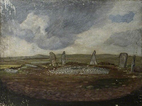 Cairn and Standing Stones, , Alfred Balding
