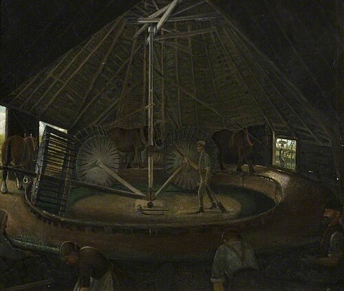 Interior of Parson Drove, Woad Mill, Cambridgeshire, , Alfred Balding