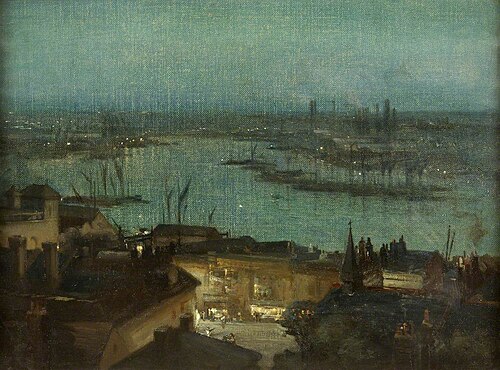 Evening, Rochester, 1910, Alfred Bentley