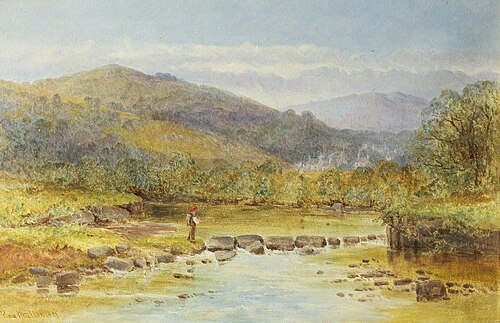 Rushford on the Teign, 1901, Rosa Muller