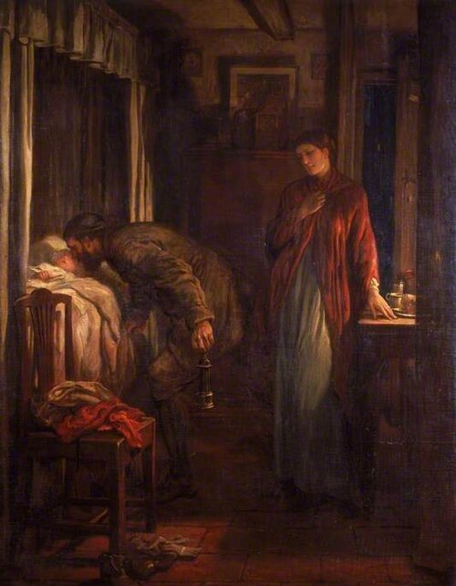 'Get Up!' The Caller Calls 'Get Up!', 1884, Alfred Dixon