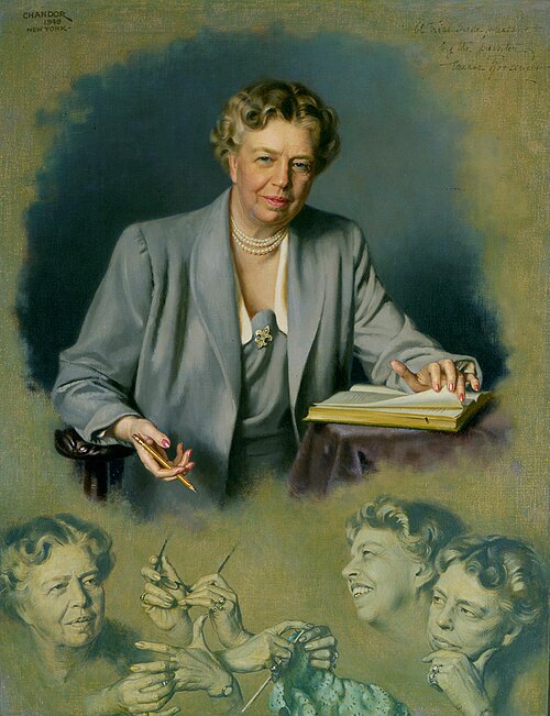 Anna Eleanor Roosevelt (Mrs. Franklin D. Roosevelt), 1949, Douglas Granville Chandor