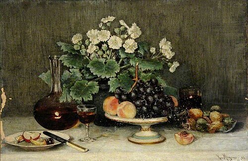 Flowers and Fruit, 1886, Rose Magnus