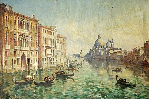 Grand Canal, Venice, 1904, Alfred Harford