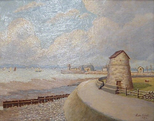 Coastal Scene, 1884, Luke Gorst