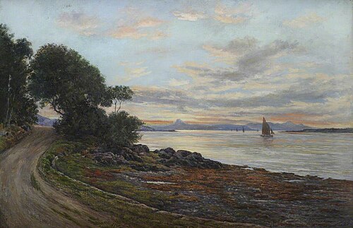 Eigg from Arisaig, , Alfred James Thompson