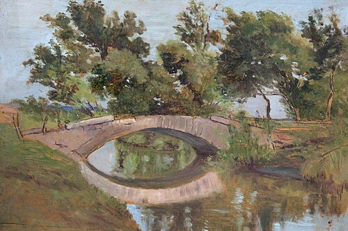 The Bridge, , Alfred James Thompson