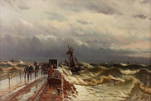 The Wreck of the Barque 'Jacob Rothenberg', 28 November 1878, 1887, Duncan Fraser McLea