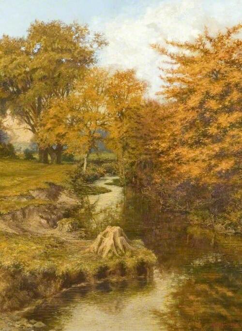 The Ivel, near Radwell, , Alfred John Bamford