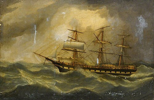 The ship Thomas Harward, , D. MacFarlane