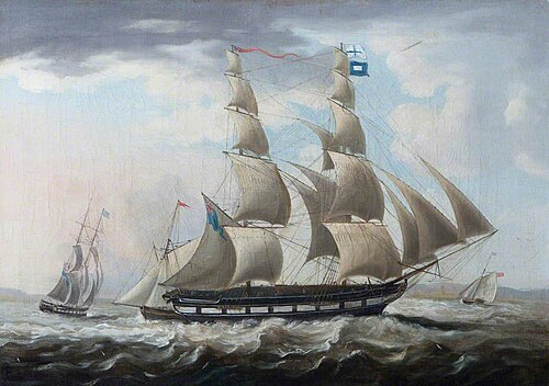 Two-Masted Brig, , Alfred Mitchell