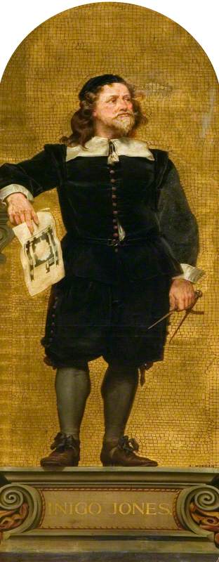 Inigo Jones (1573–1652) (design for a mosaic in the Victoria and Albert Museum), , Alfred Morgan
