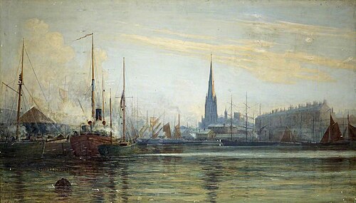 The Church of St Mary Redcliffe, 1891, Alfred O. Townsend