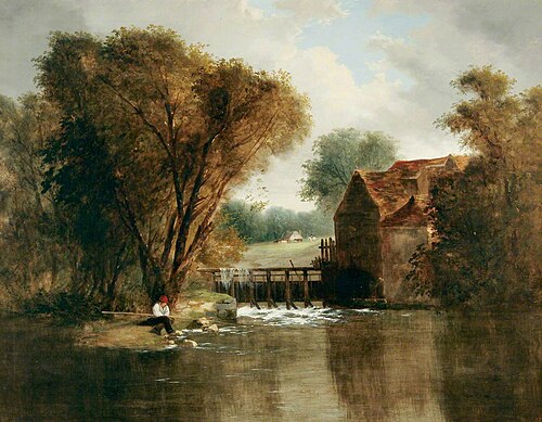 Iffley Mill, Oxford, 1844, Alfred Priest