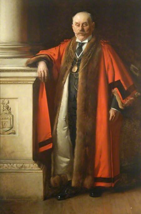 Alderman George Thomas Tuby (1857–1932), Mayor of Doncaster (1921–1922), 1922, Alfred Priest