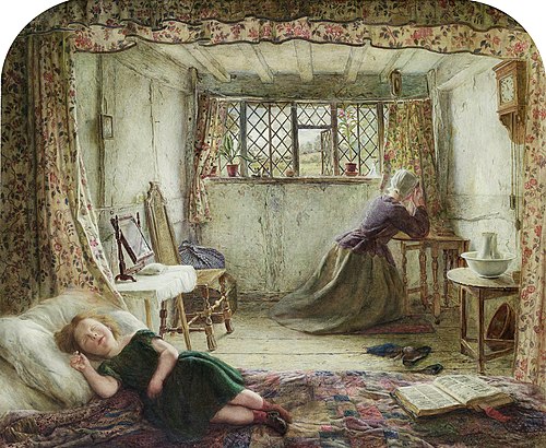 Morning prayer, 1860, Ebenezer Newman Downard