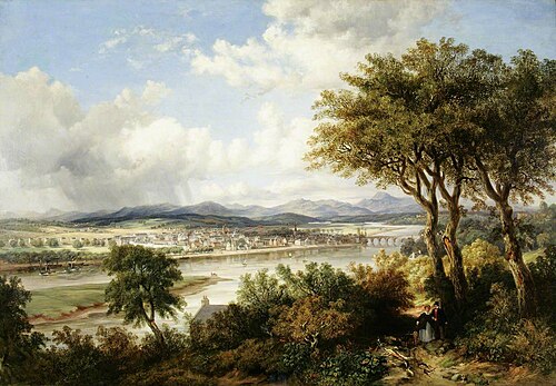 Perth from Barnhill, 1852, MacNeil Macleay