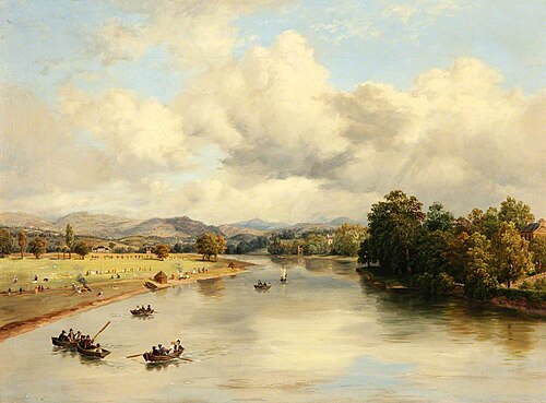 A View on the River Tay at Perth Looking North, , MacNeil Macleay