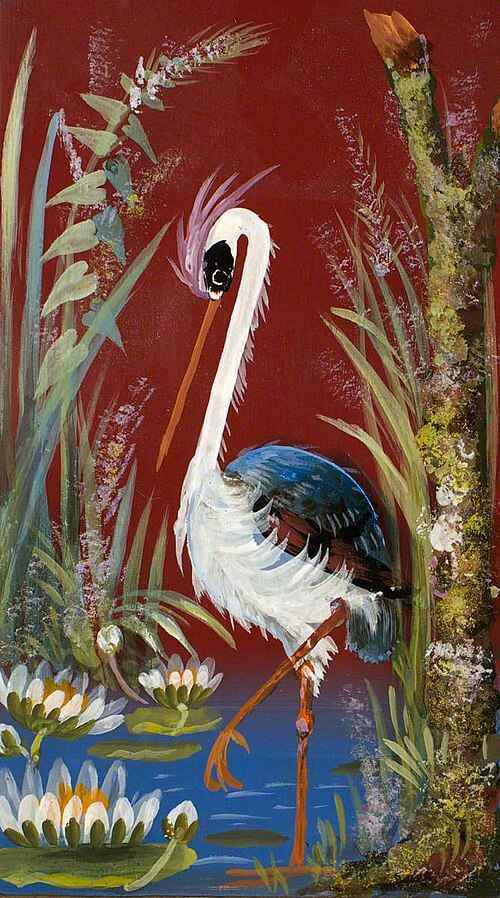 Heron or Stork, , Alfred Worthington