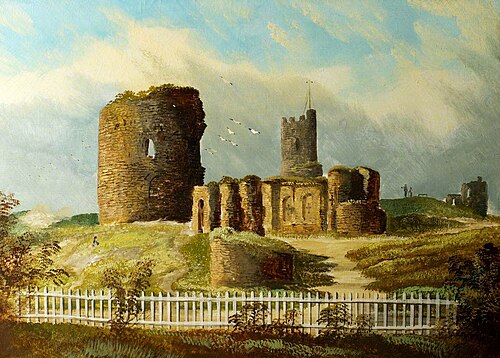 Aberystwyth Castle, , Alfred Worthington