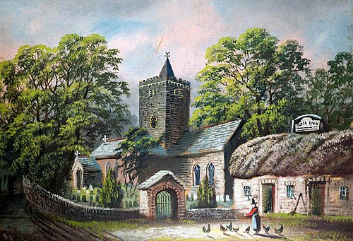 St Padarn's, Llanbadarn Fawr, 1902, Alfred Worthington