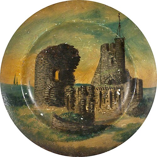 Aberystwyth Castle, 1912, Alfred Worthington