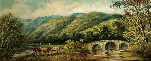 The Rheidol Valley, near Aberystwyth, 1900, Alfred Worthington