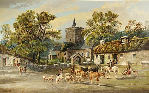 Llanbadarn Fawr, 1900, Alfred Worthington