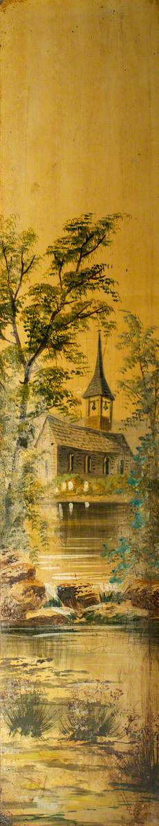 Bell Tower and Water, , Alfred Worthington