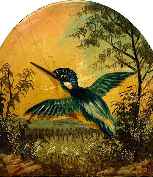 Kingfisher on Mantelpiece, , Alfred Worthington
