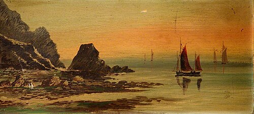 Small Seascape, 1900, Alfred Worthington
