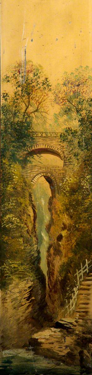 The Devil's Bridge, near Aberystwyth, , Alfred Worthington