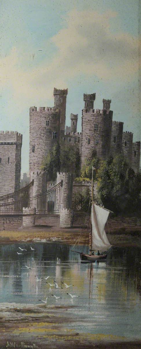 Conway Castle, 1900, Alfred Worthington