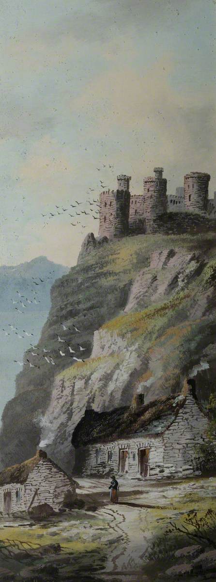 Harlech Castle, 1911, Alfred Worthington