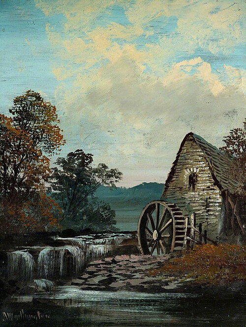 Watermill, 1900, Alfred Worthington