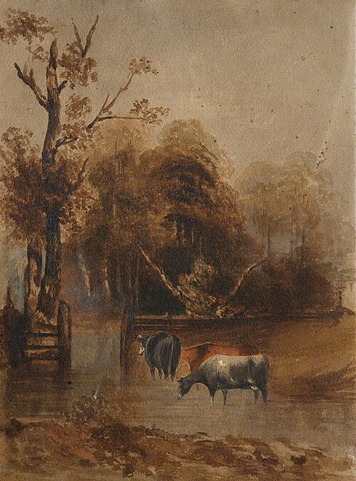 Rural Scene, 1900, Alfred Worthington