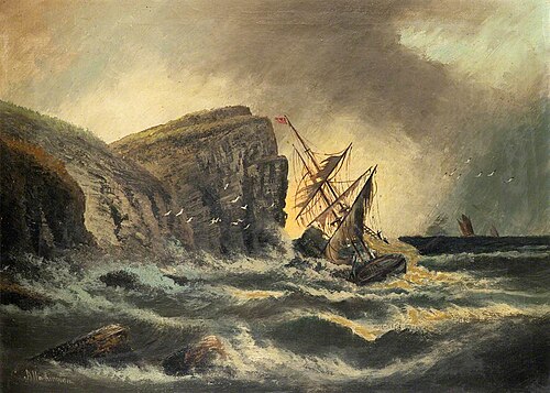 Ship Wreck, 1900, Alfred Worthington