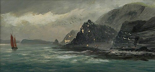 Coastal Scene, 1900, Alfred Worthington