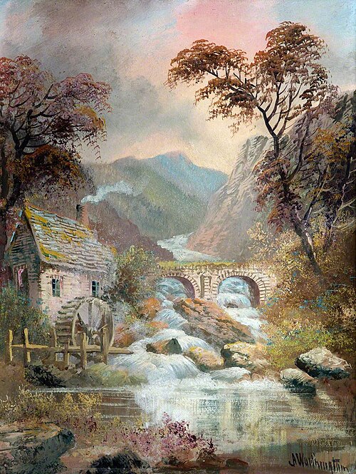 Watermill, 1902, Alfred Worthington
