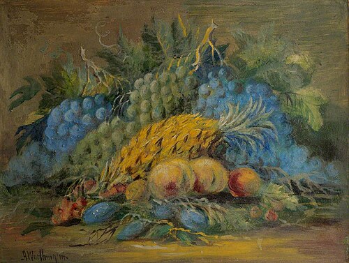 Still Life, Fruit, 1900, Alfred Worthington