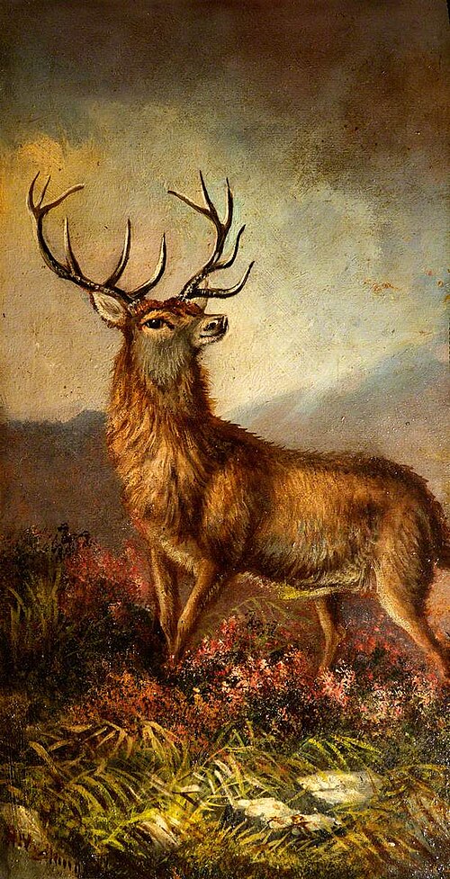 Stag, 1900, Alfred Worthington