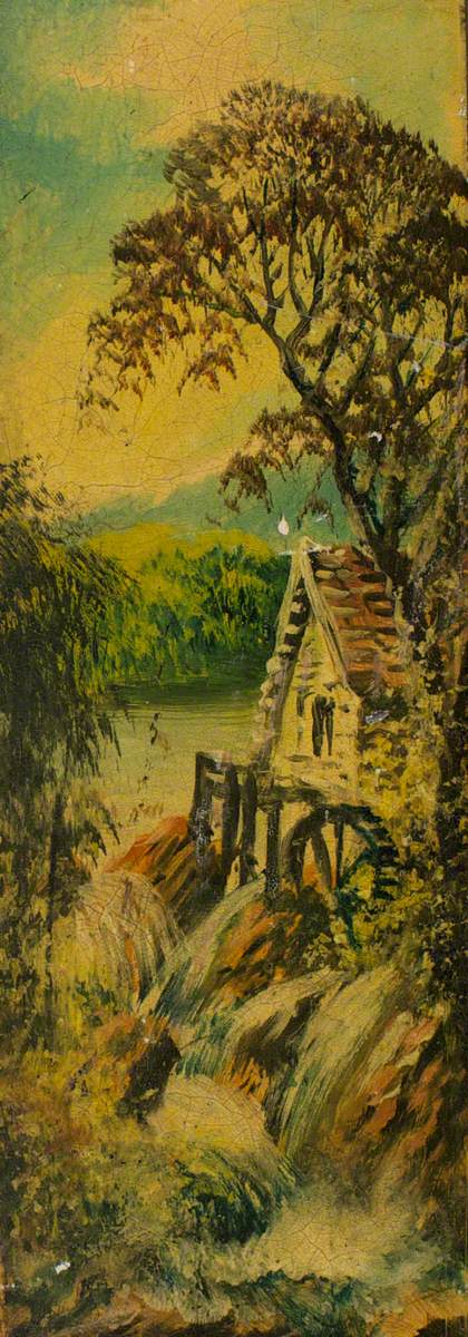 Watermill (finger plate), , Alfred Worthington